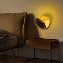 Opviq Yosma-13640 Lámpara de pared dorada de metal con LED